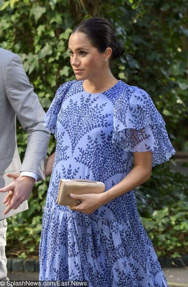 The Duke and Duchess of Sussex arrive at the Royal Palace in Rabat for an audience with the King of Morocco    Pictured: Meghan,the Duchess of Sussex      World Rights, No United Kingdom Rights