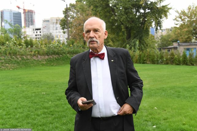 Janusz Korwin-Mikke, nowy poseł i lider Konfederacji
