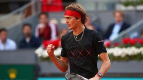 ATP Rzym: Alexander Zverev wygrał nocny ćwierćfinał z Davidem Goffinem. 12. z rzędu zwycięstwo Niemca