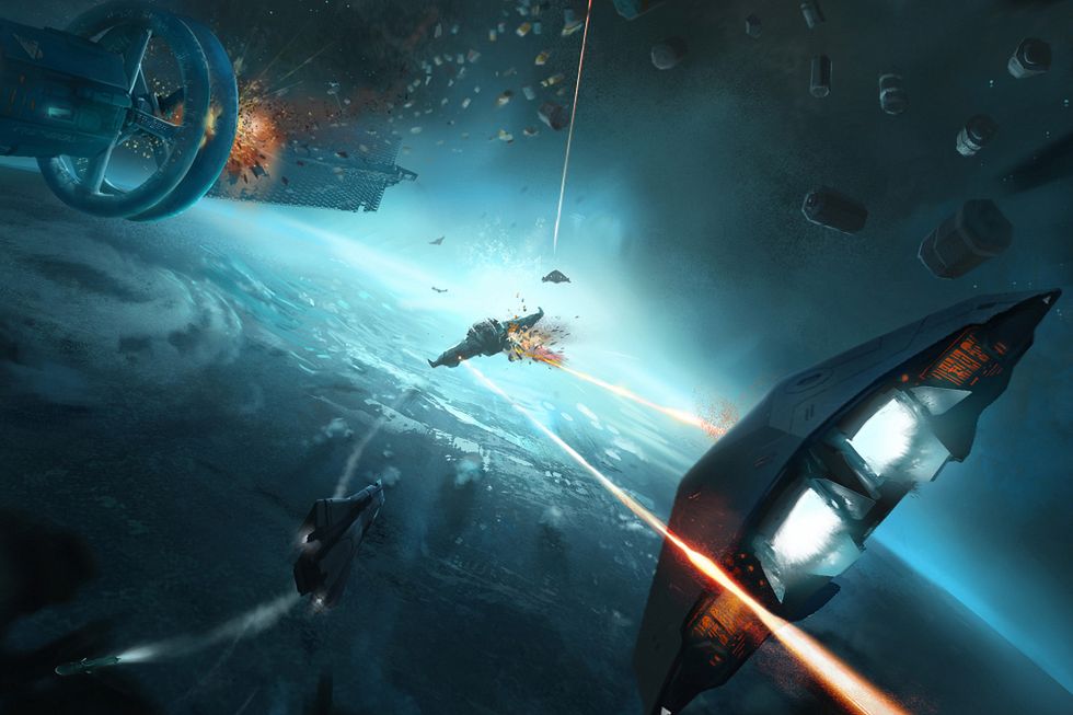 Nowy zwiastun Elite: Dangerous — Capital Ship Battle