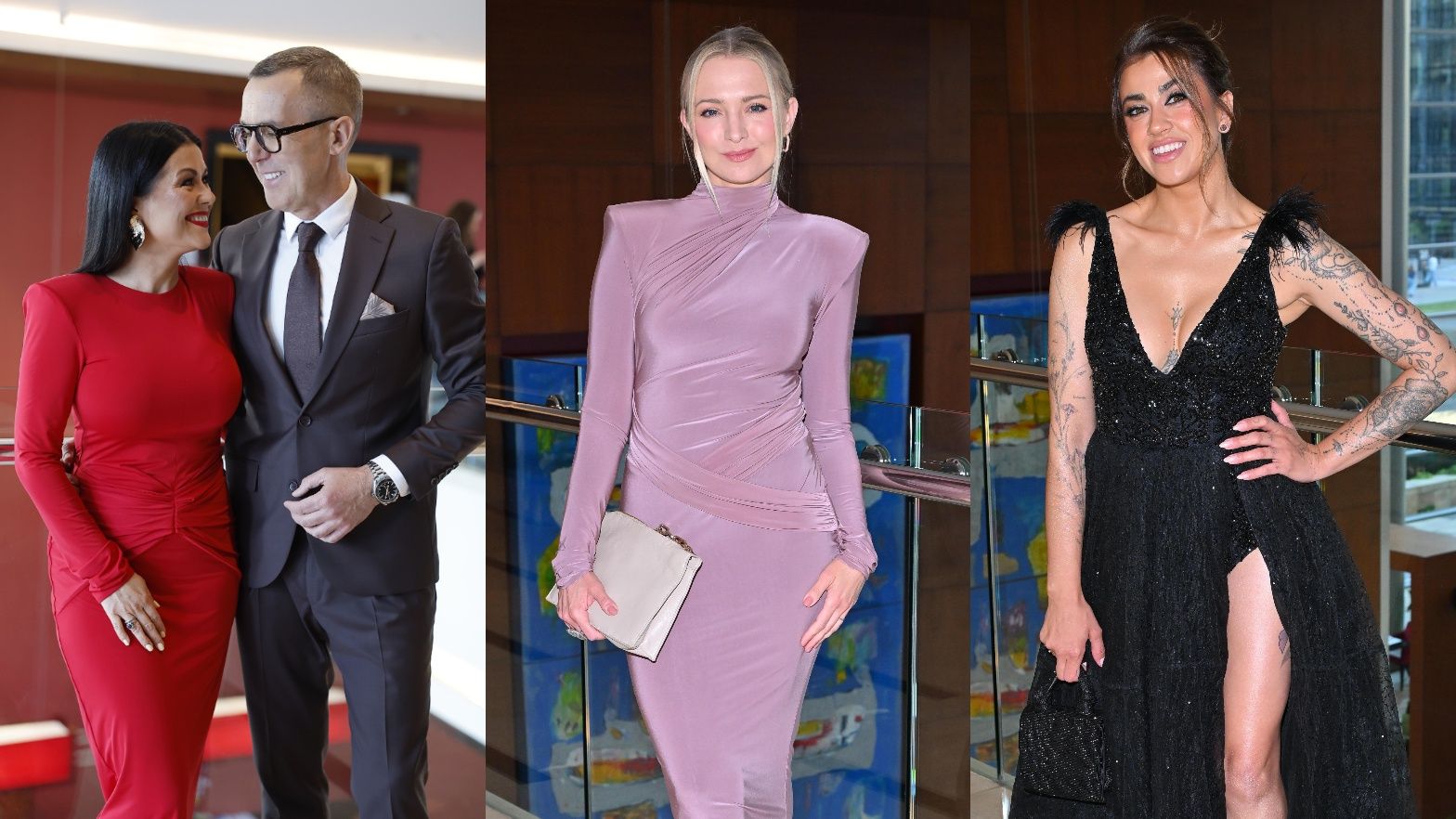 Celebryci lansują się na kolejnej gali: Katarzyna Cichopek w czerwieni, "grająca nogą" Maja Hyży, Barbara Kurdej-Szatan...(ZDJĘCIA)