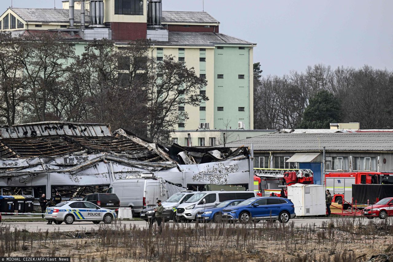 Pożar hali w Pardubicach. Są pierwsze ustalenia