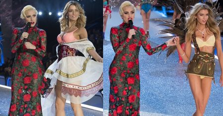 Wszystkie stroje Lady Gagi z pokazu Victoria's Secret (ZDJĘCIA)