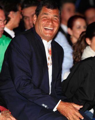 Rafael Correa ponownie wybrany na prezydenta
