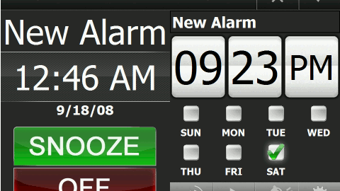 Alarm wyłączany potrząśnięciem telefonu 1