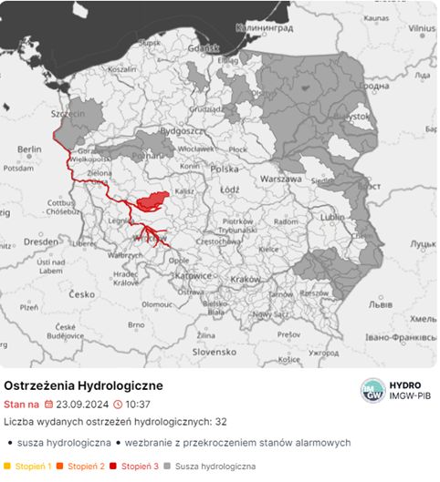 Sytuacja hydrologiczna w Polsce