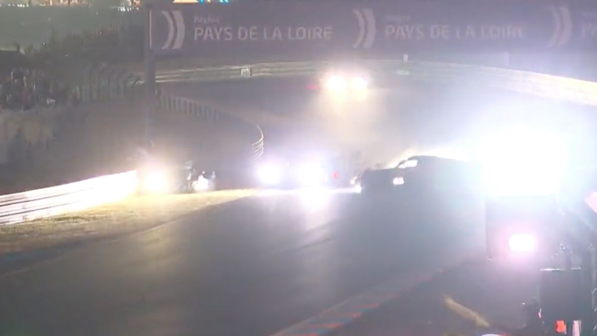 FIA WEC / Na zdjęciu: wypadek Toyoty w 24h Le Mans