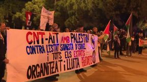 Protesty w Hiszpanii. Wszystko przez Izrael