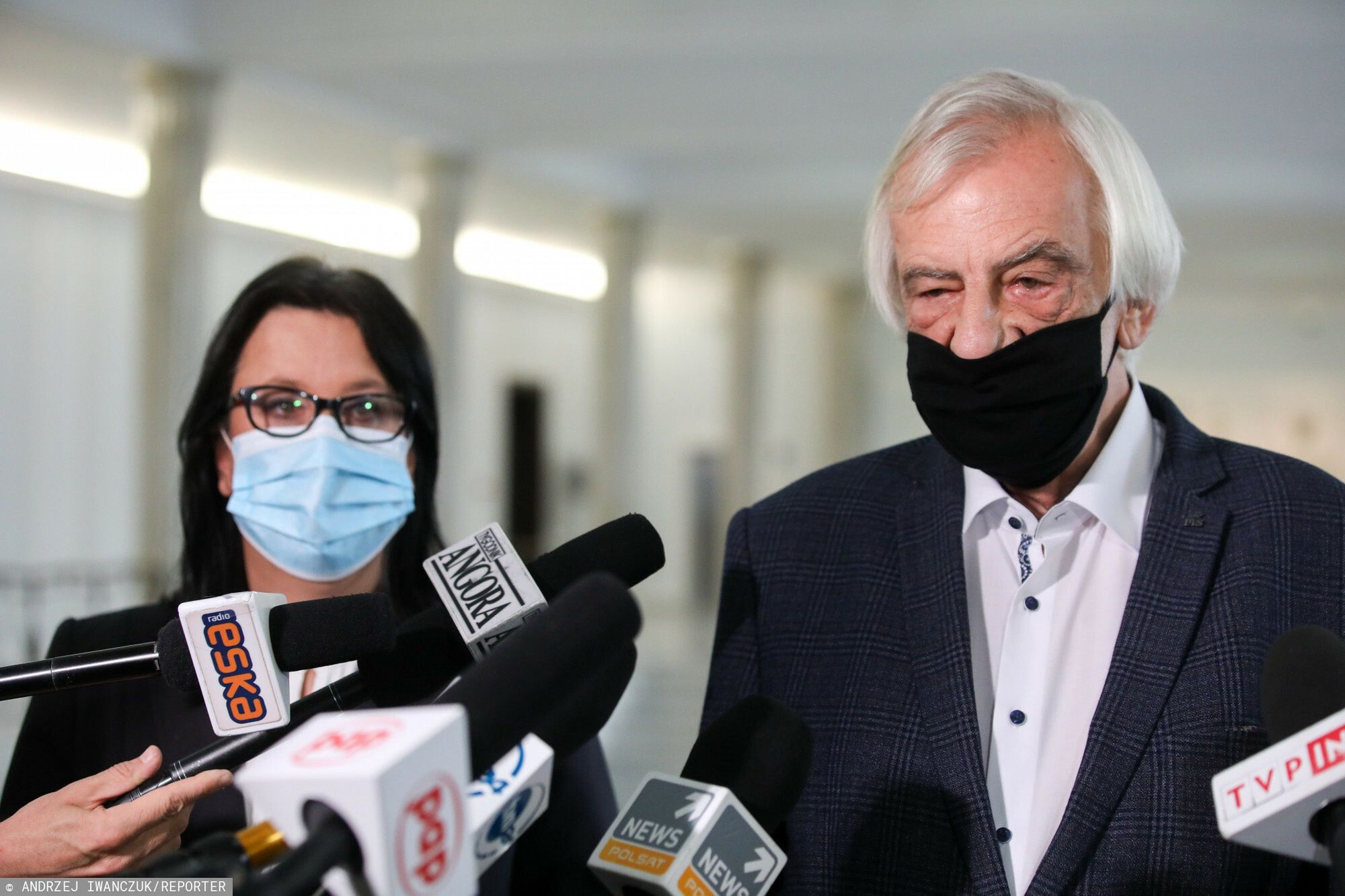 19. posiedzenie Sejmu IX kadencji20.10.2020 Warszawa 19. Posiedzenie sejmu  IX kadencji  Fot. Andrzej Iwanczuk/REPORTER
n/z: Ryszard Terlecki, Anita CzerwinskaAndrzej Iwanczuk/REPORTER
