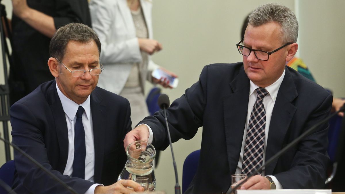 Dariusz Lubera i Aleksander Grad - były prezes i wiceprezes Tauronu