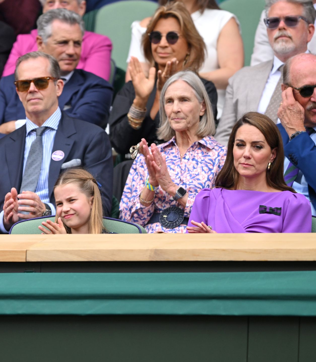 Księżna Kate i księżniczka Charlotte na finale Wimbledonu 