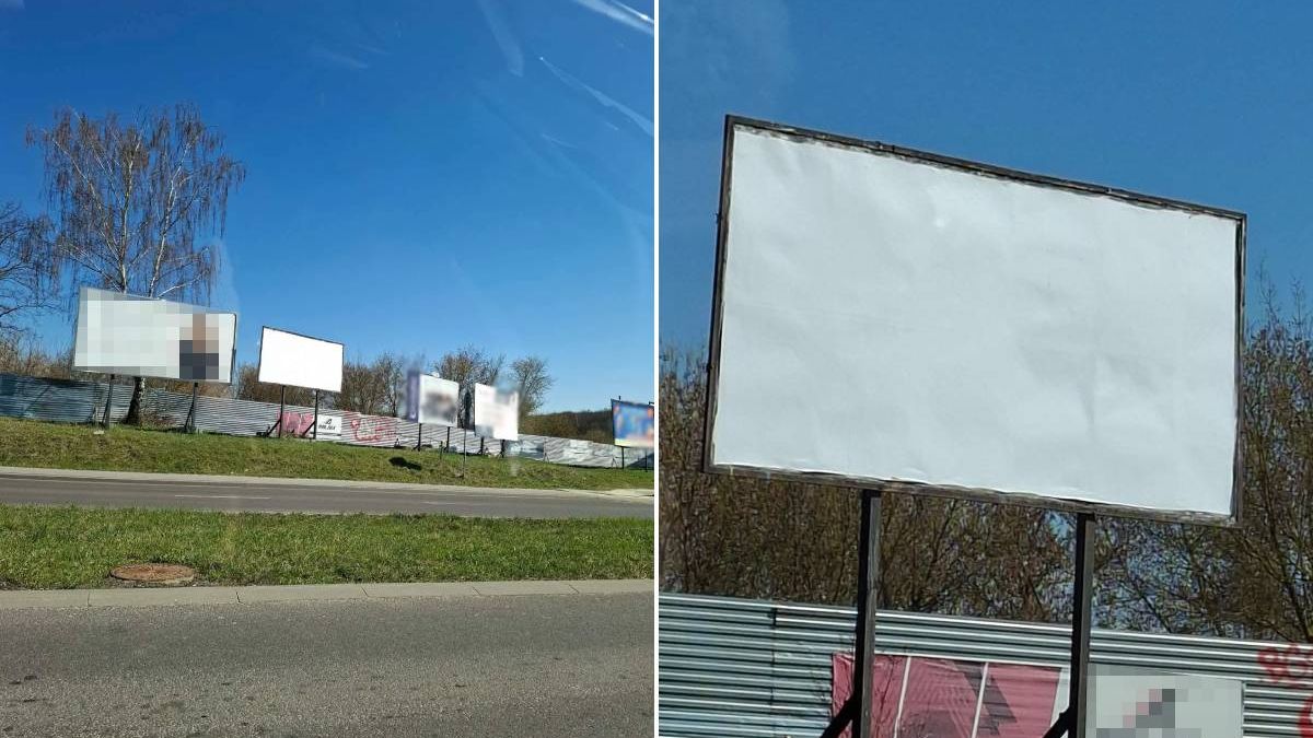 Usunięty billboard z chomikiem europejskim