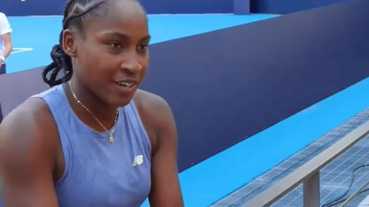 Zdjęcie okładkowe artykułu: Twitter / Na zdjęciu: Coco Gauff