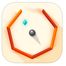 Bouncy Polygon - Don't let the ball escape icon