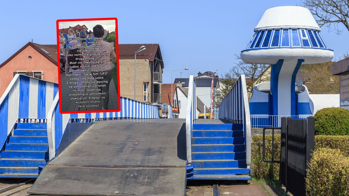 Rozsuwany most w Darłówku