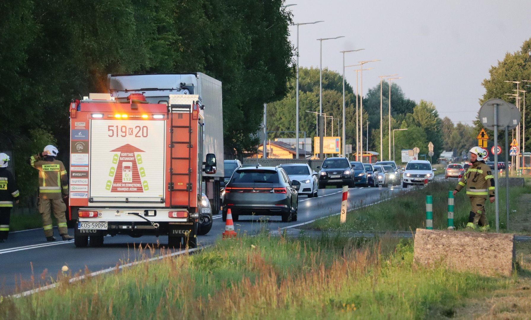 Wypadek na ulicy Fabrycznej w Oświęcimiu