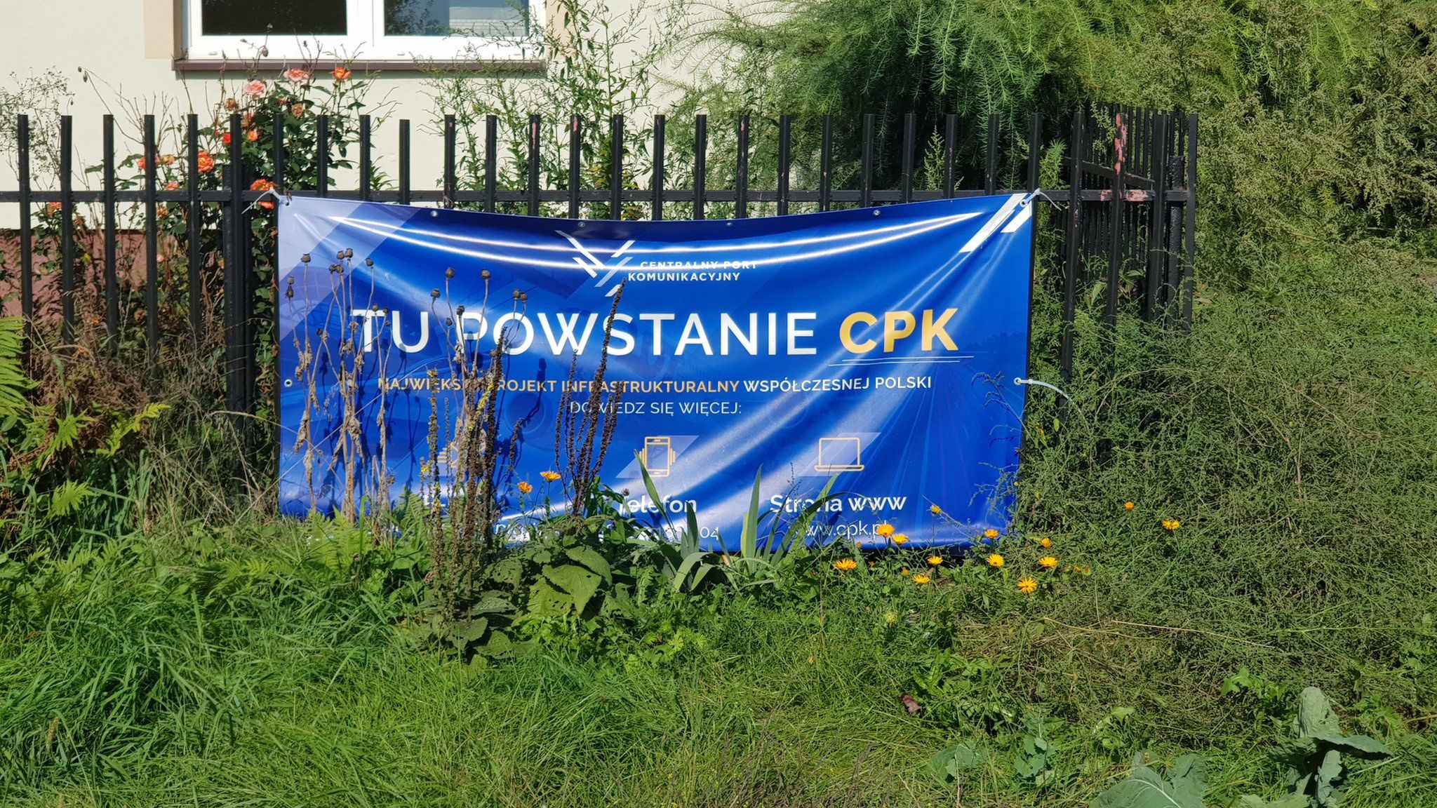 Zdjęcia z miejsca budowy CPK