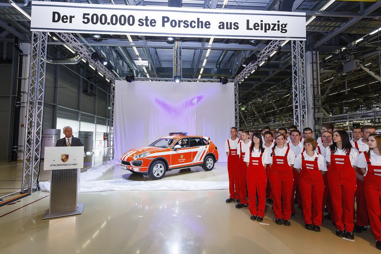 Porsche Cayenne straż pożarna