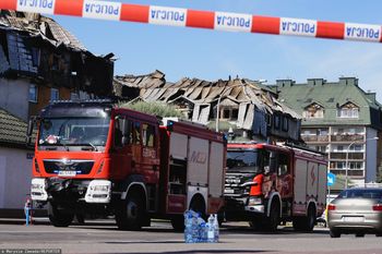 Pożar w Ząbkach i milionowe straty. Jest decyzja prokuratury