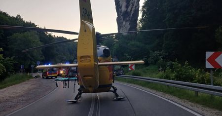 Tragedia przy Maczudze Herkulesa. Nie żyje motocyklista