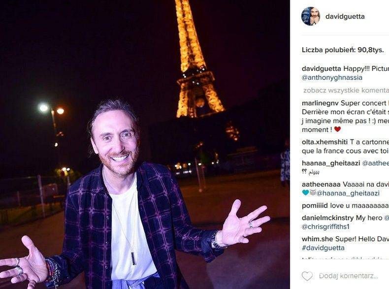 David Guetta (fot. Instagram)