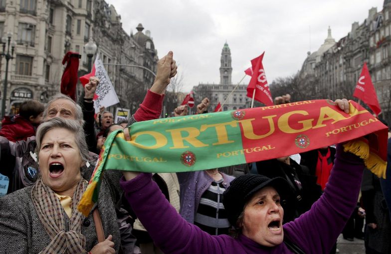 Portugalczycy protestowali już w lutym