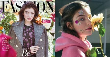 Lorde wącha kwiatki w nowej sesji