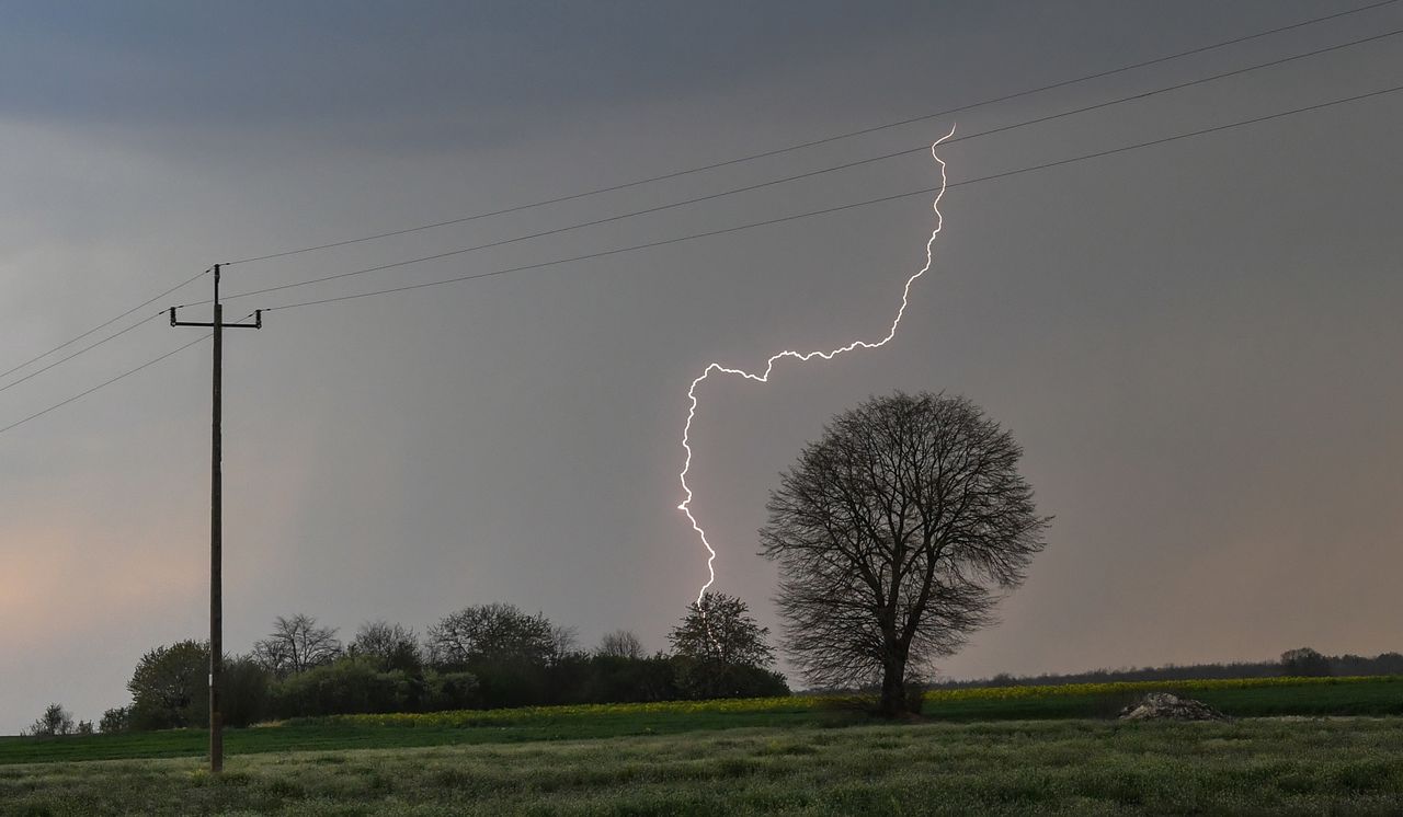 Małopolska. Nawałnica nad Dobczycami