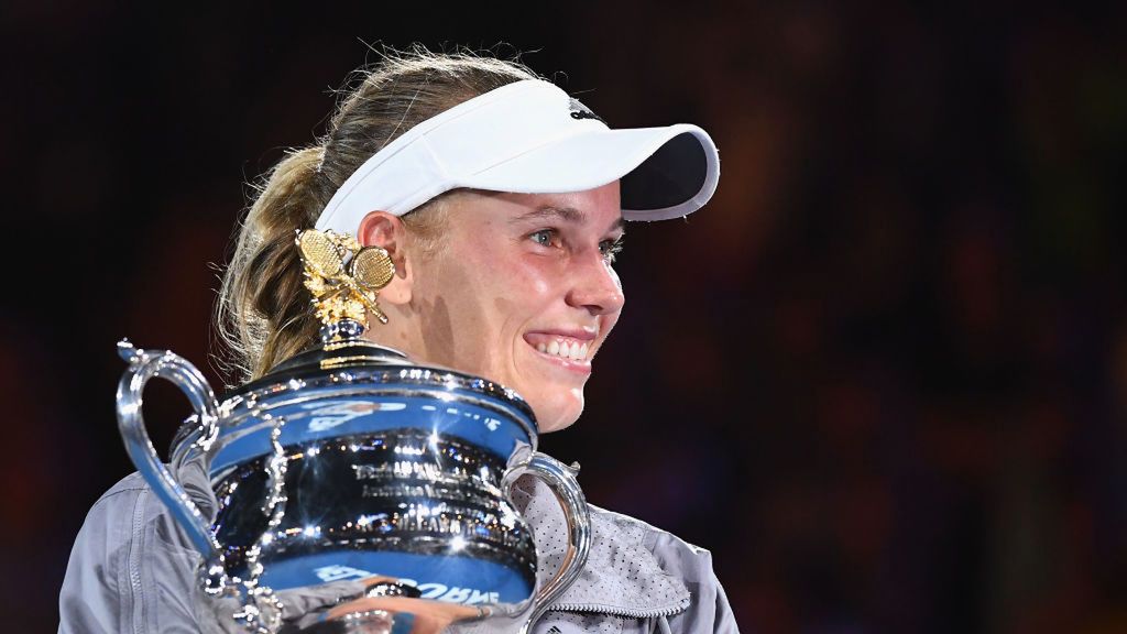 Getty Images / Quinn Rooney / Na zdjęciu: Karolina Woźniacka, mistrzyni Australian Open 2018