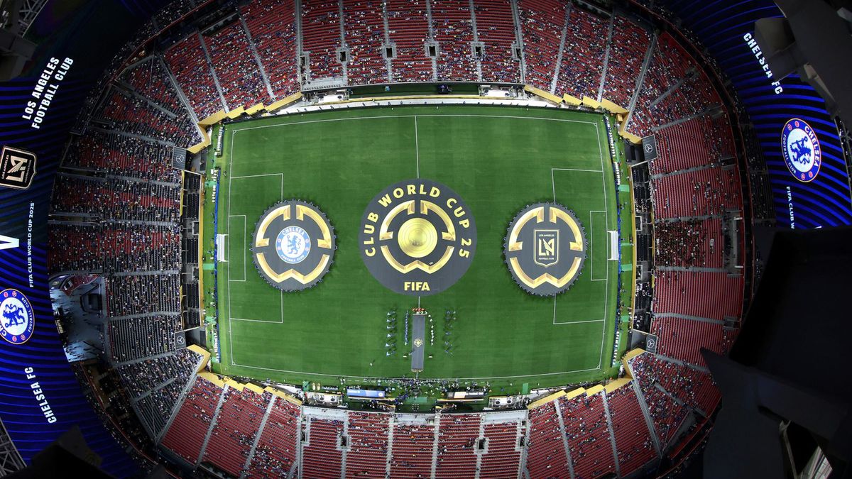 Getty Images / Madison Higham - FIFA/FIFA via Getty Images / Na zdjęciu: trybuny Mercedes-Benz Stadium w Atlancie podczas meczu KMŚ 2025 Chelsea - LA FC