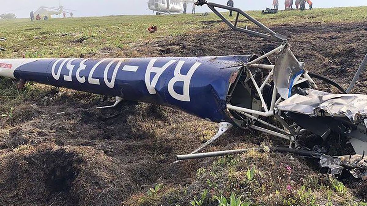 Helikopter rozbił się w Dolinie Gejzerów na Kamczatce