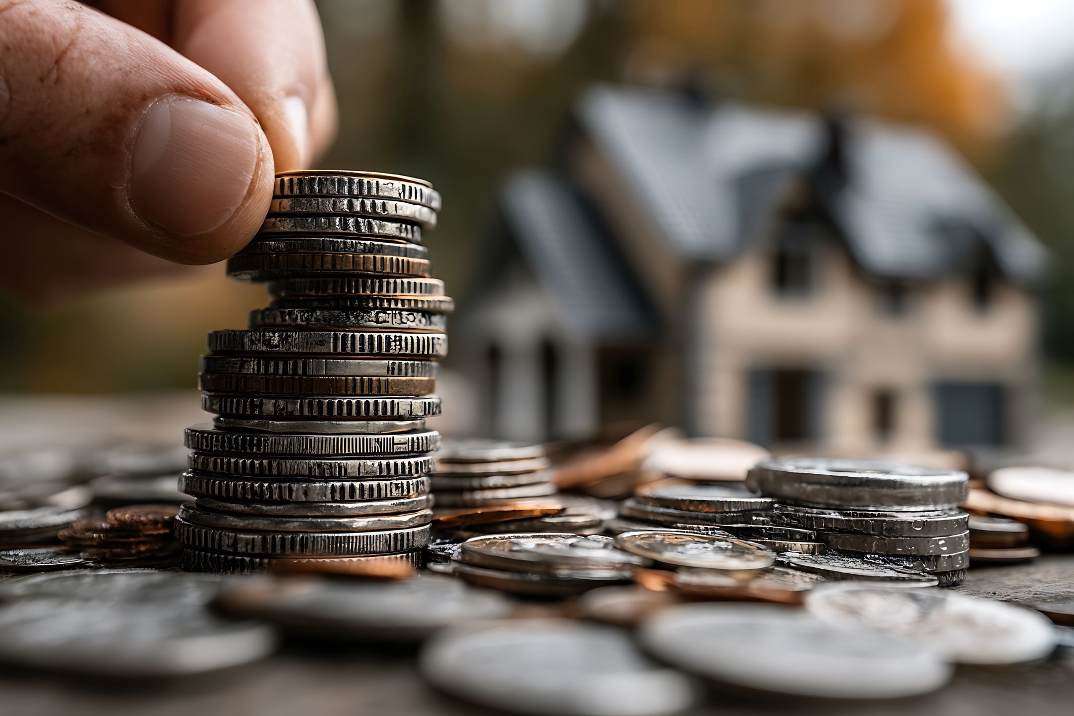 A hand rests on a stack of coins. Additional coins are placed next to the stack. In the background is the shape of a structure.
hand, rests, stack, coins, Additional, coins, placed, next, stack, background, shape, structure, hand, rests, stack, coins, additional, placed, next, background, shape, structure, money, coin, currency, finance, business, cash, wealth, gold, bank, banking, savings, investment, pile, financial, euro, growth, market, stock, treasure, change, rich, metal