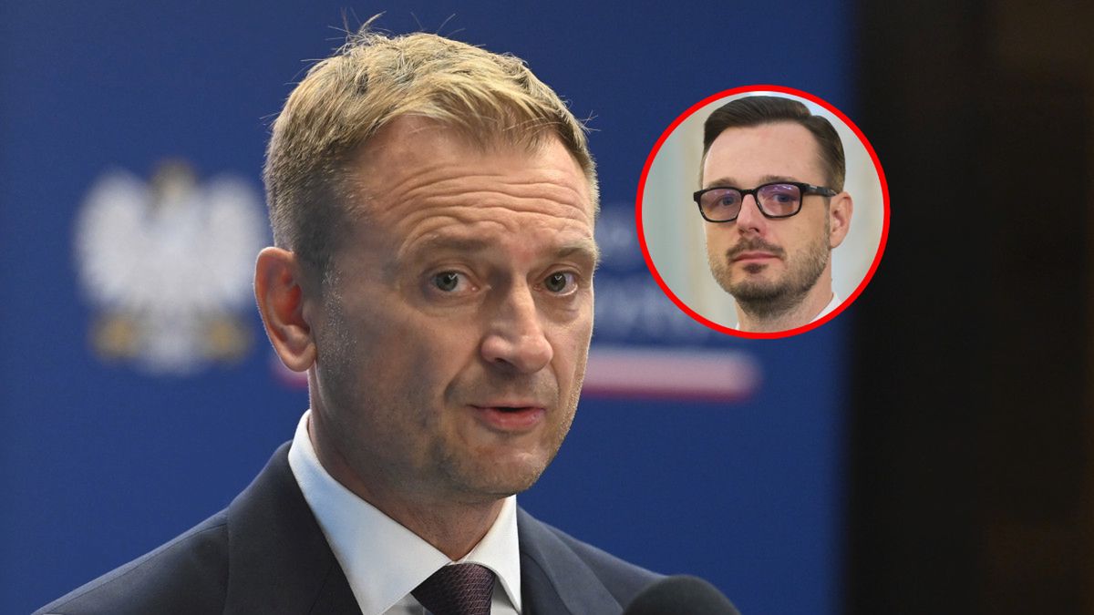 PAP / Na zdjęciu: minister sportu i turystyki Sławomir Nitras i Jakub Jaworowski (w kółku) minister aktywów państwowych