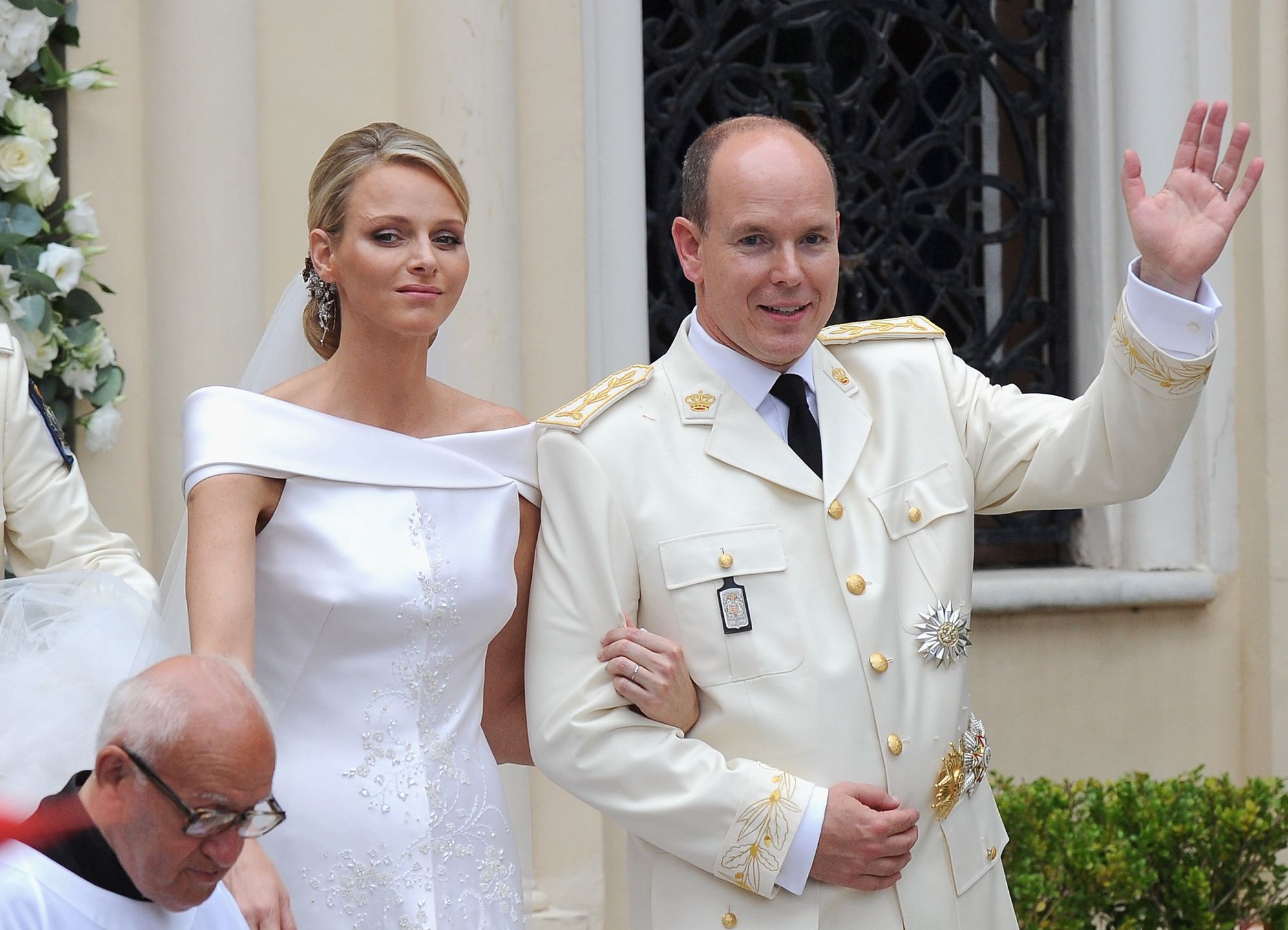 Księżna Charlene i książę Albert