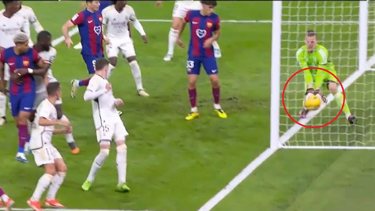 Twitter / Eleven Sports / Sytuacja z 30. minuty El Clasico