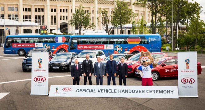 Kia przekazała 424 samochody do obsługi piłkarskiego mundialu w Rosji