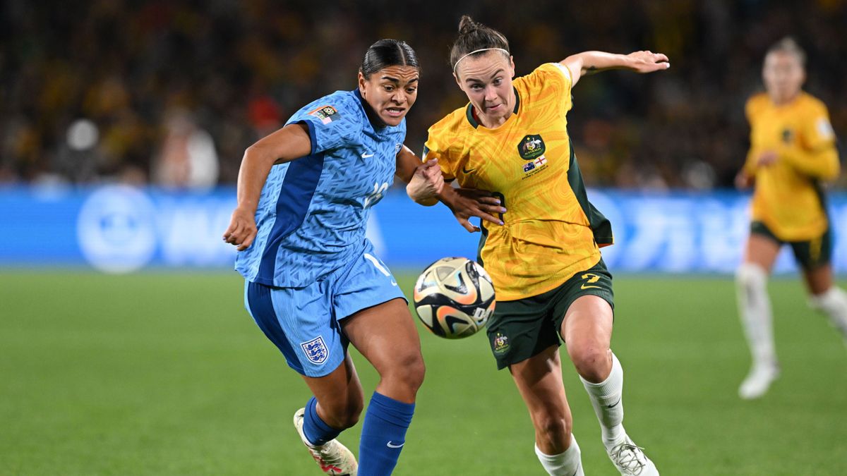 mecz Australia - Anglia w półfinale MŚ kobiet