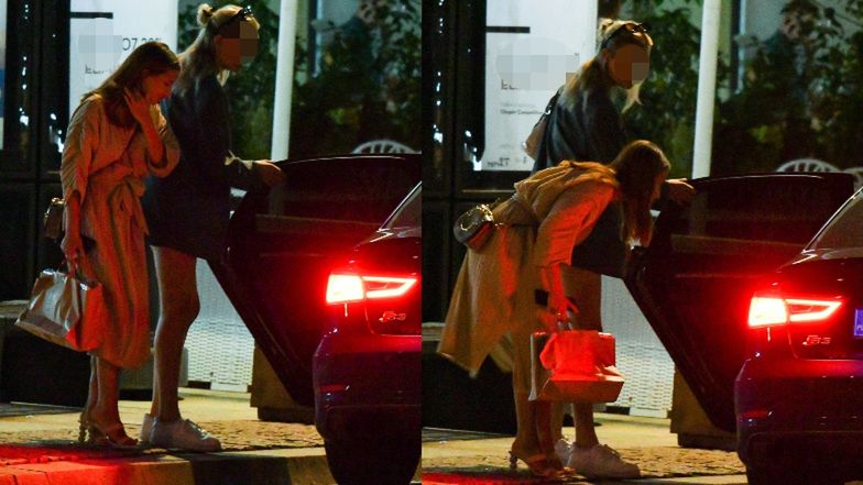 Julia Wieniawa w restauracji ze świeżymi owocami morza