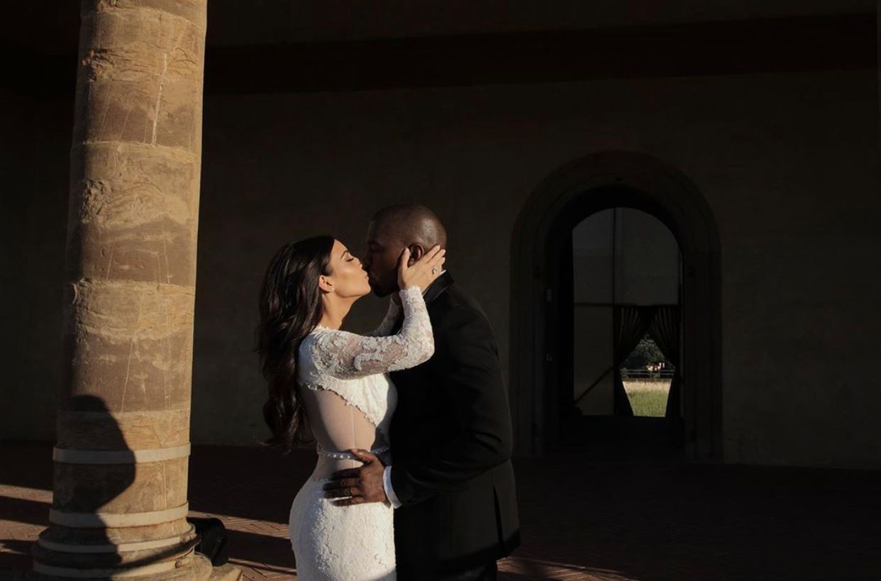 Kim Kardashian i Kanye West świętują 5. rocznicę ślubu