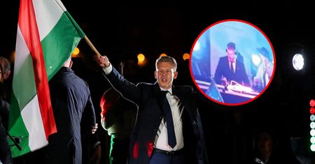 Magyar dał się porwać i stanął za konsoletą. W sieci krąży film