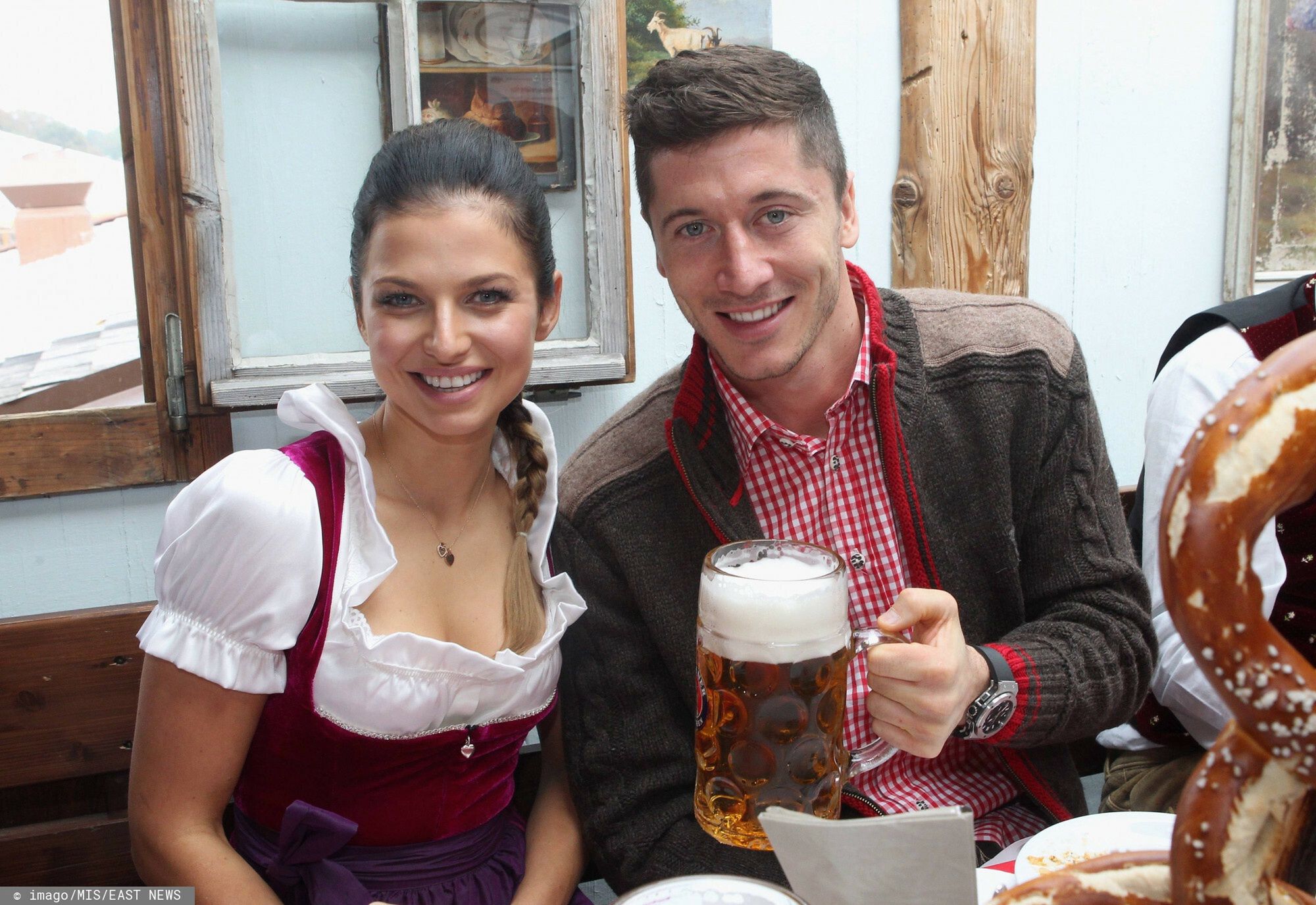 Robert Lewandowski i Anna Lewandowska