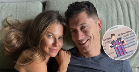 Robert Lewandowski w podręczniku. Ania pokazała zdjęcie