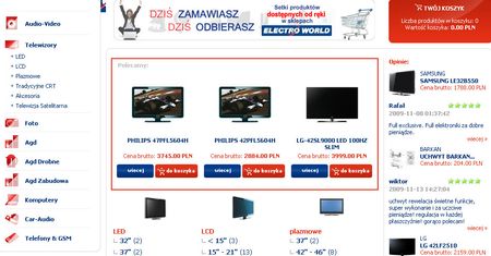 ElectroWorld.pl prawie dwa razy tańszy niż Electro World w realu. Jak to możliwe?