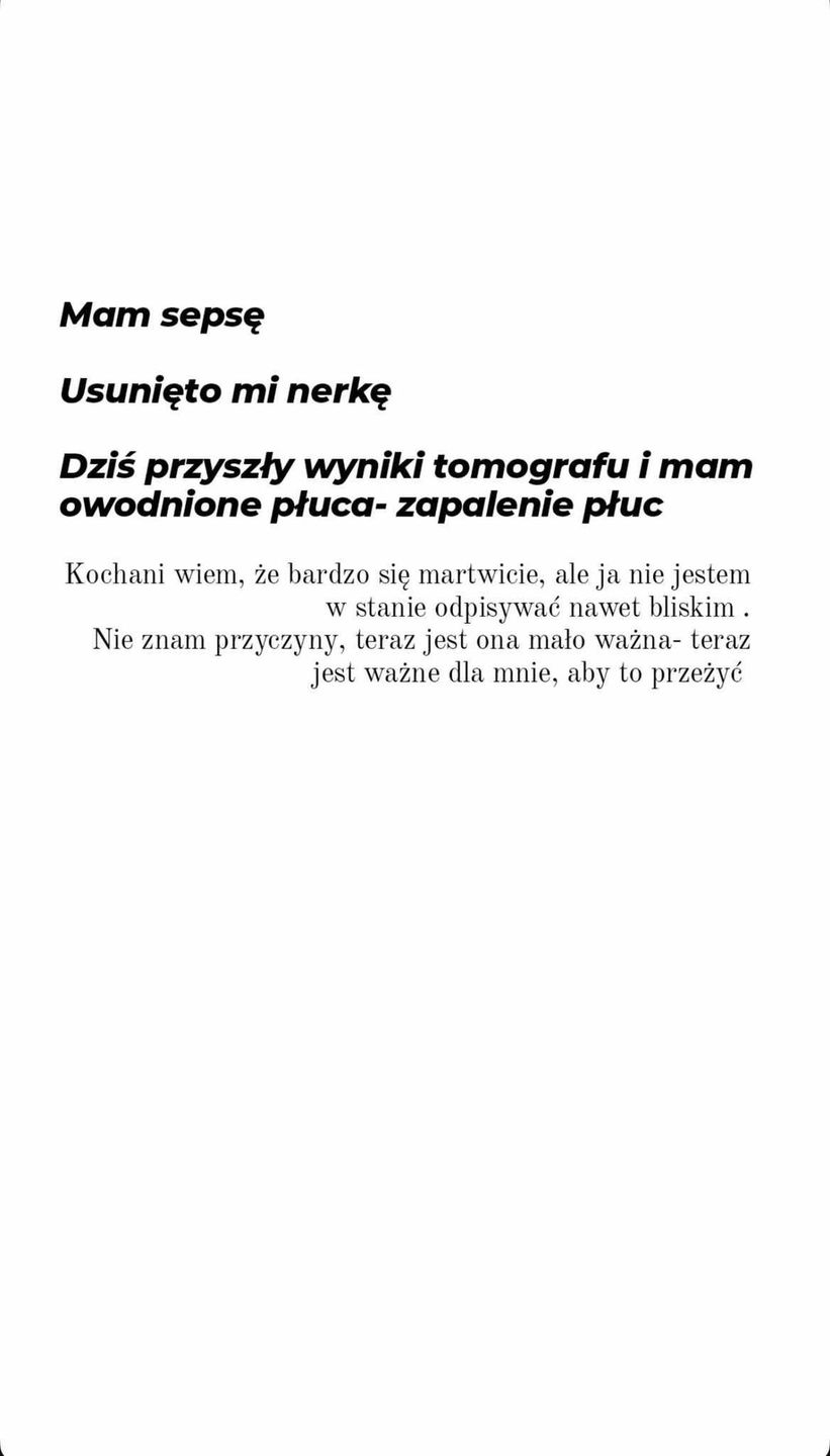 Fotografka gwiazd walczy o życie
