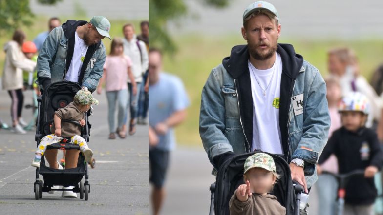 Sebastian Fabijański zajmuje się synem