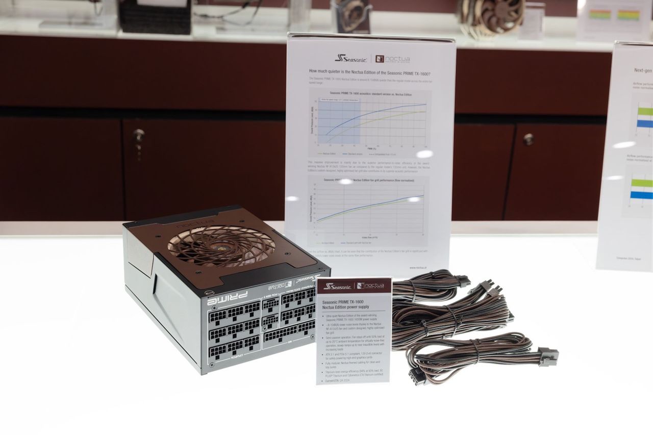 Computex 2024 - zasilacz od Noctua