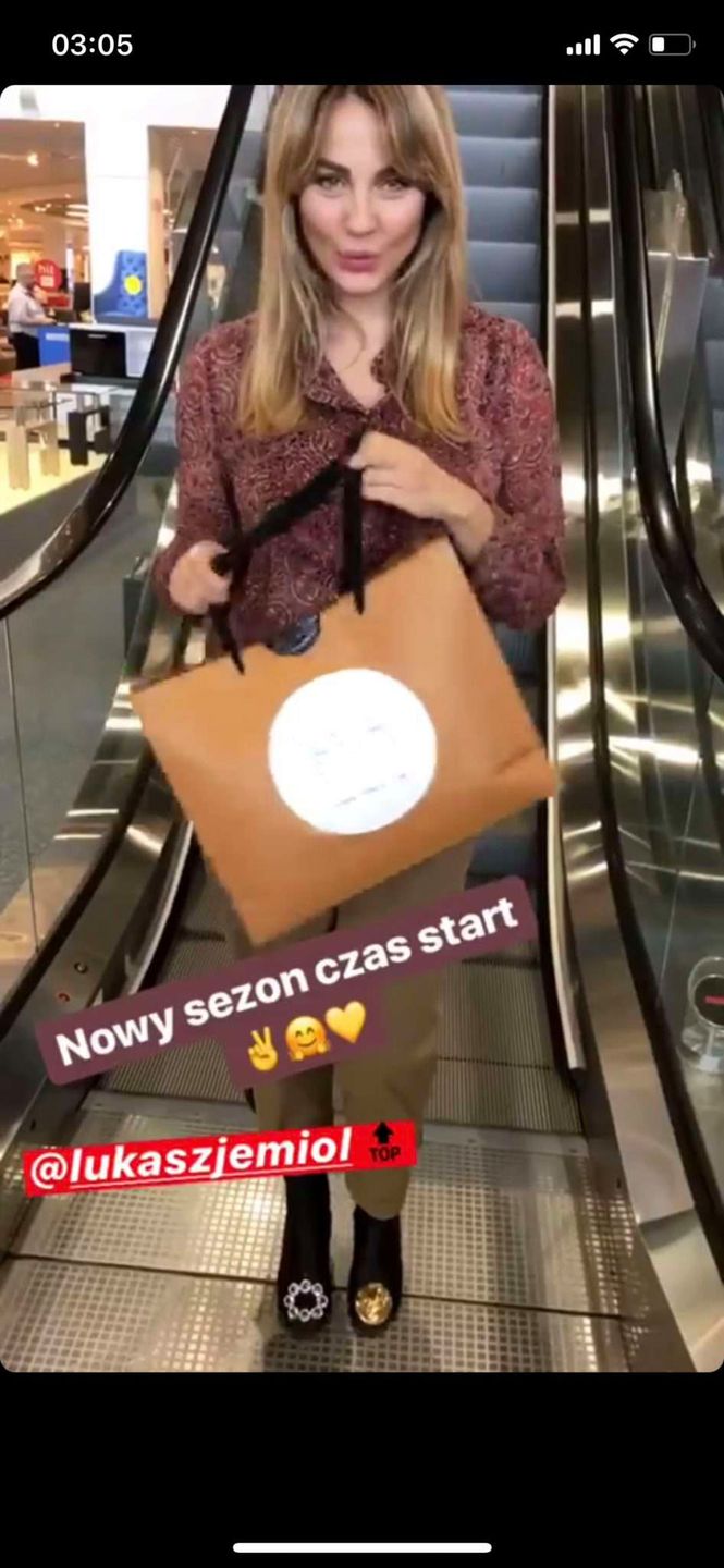 Małgorzata Socha pokazała się w sklepie po porodzie