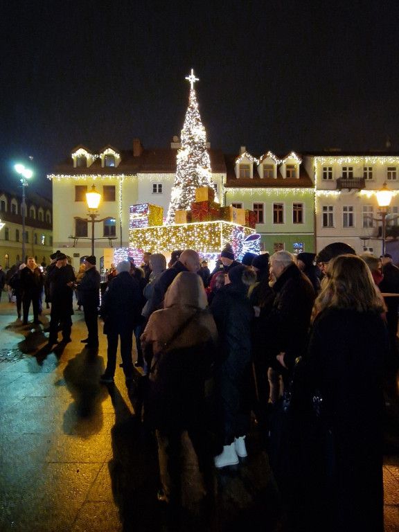 Wigilia przed płockim ratuszem
