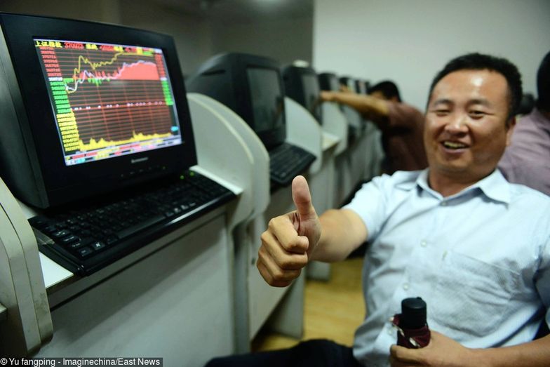 Chińska giełda już dawno nie rosła tak mocno.