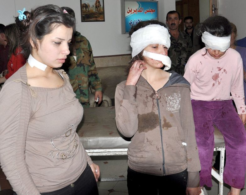 Wojna domowa w Syrii. Śmigłowce zbombardowały obóz uchodźców